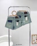  Quần short jean xắn gấu 3590 