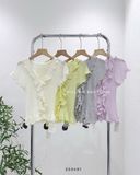  Áo dệt kim viền bèo Jennie D208 