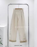  Quần kaki baggy lật lai 9978 