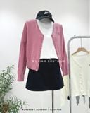  Áo khoác cardigan len cổ V mỏng 1616 
