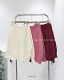  Áo len trơn lệch vai 2829 