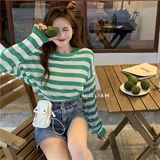  Áo TD dệt kim sọc 0978 