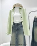  Váy jean dài wax 40011 