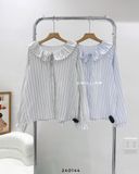  Áo SM sọc cổ sen bèo 9059 