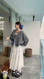  Áo khoác cardigan nỉ NEVERMIND 1365 