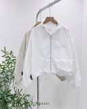  Áo khoác dù cổ trụ rút dây 0195 