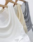  Áo trễ vai thun gân phối ren 4181 