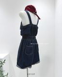  Jumsuit dây denim 3063 