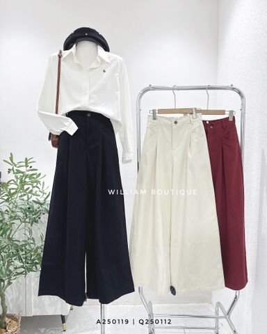  Quần kaki suông rộng 1098 