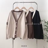  Cardigan tay sọc 883 