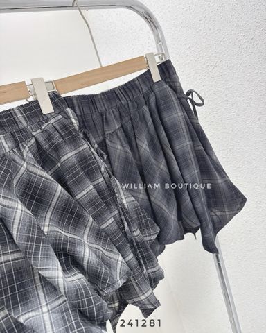  Váy caro tà xéo 6275 