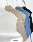  Áo thun len tay ngắn cổ lọ 3088 