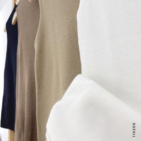  Áo ba lỗ len cổ cao 3061 