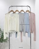  Set áo cardigan + áo dây phối ren 1097 