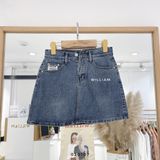  Váy jean ngắn trơn 10831 