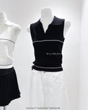  Áo ba lỗ dệt kim cố V 3747 