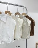  Áo SM crop đệm vai 8623 