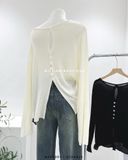  Áo dệt kim nút lưng 8706 