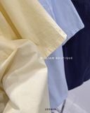  Set áo sơ mi tay ngắn + váy 100%cotton FL86062 