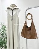  Set đầm 2 dây be 2846 