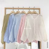  Cardigan len mỏng nút 1148 