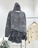  Áo khoác cardigan thêu hoa 5556 