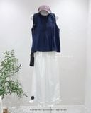  Áo denim phối bèo SN 1102 