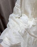  Đầm voan babydoll kem 8333 