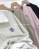  Đầm thun suông cổ polo TB 3661 