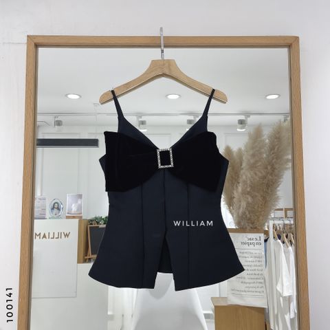  Áo dây nhung nơ 217 