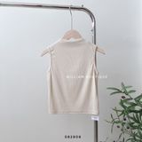  Áo ba lỗ thun cổ cao 4049 