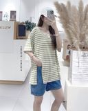  Áo thun sọc xẻ tà 8887 