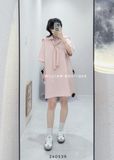  Đầm thun polo kèm khăn 6013 