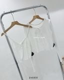  Set áo dây xoắn + cardigan 7002 