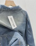  Áo khoác croptop denim 7450 