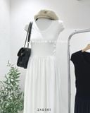  Đầm thun xòe nhún eo 750 