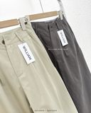  Quần kaki suông gập gấu 431 