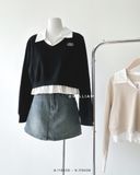 Áo SM phối hoodie 1517 