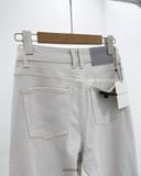  Quần jean suông gấp lai chỉ nổi 89721 