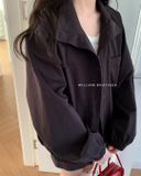  Áo khoác bomber nút cổ cao 516 