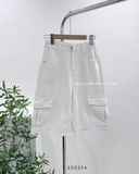 Quần short jean ngố túi hộp 7206 