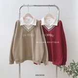  Áo hoodie cổ polo OURYOU 