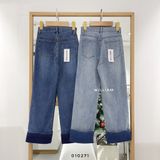  Quần jean suông lật lai 5035 