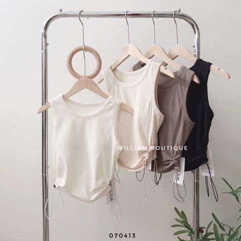  Áo ba lỗ gân rút eo (có mút) 399 