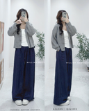  Áo khoác cardigan len gân 5426 