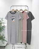  Đầm thun sọc DONAL 0376 