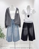  Quần jean lửng ngố 8263 