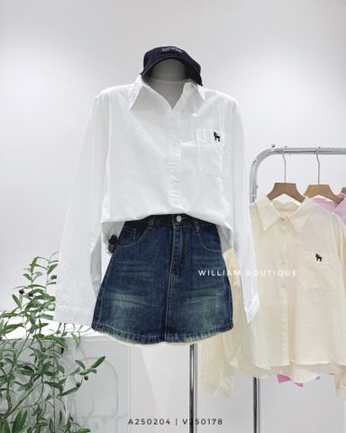  Áo sơ mi cotton DEER 3681 