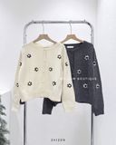  Áo khoác cardigan thêu hoa 5556 