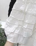  Váy xô phối ren 6285 